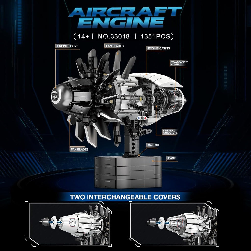 Reobrix Aircraft Engine (33018) building set - view 3