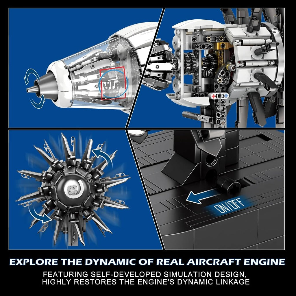 Reobrix Aircraft Engine (33018) building set - view 5