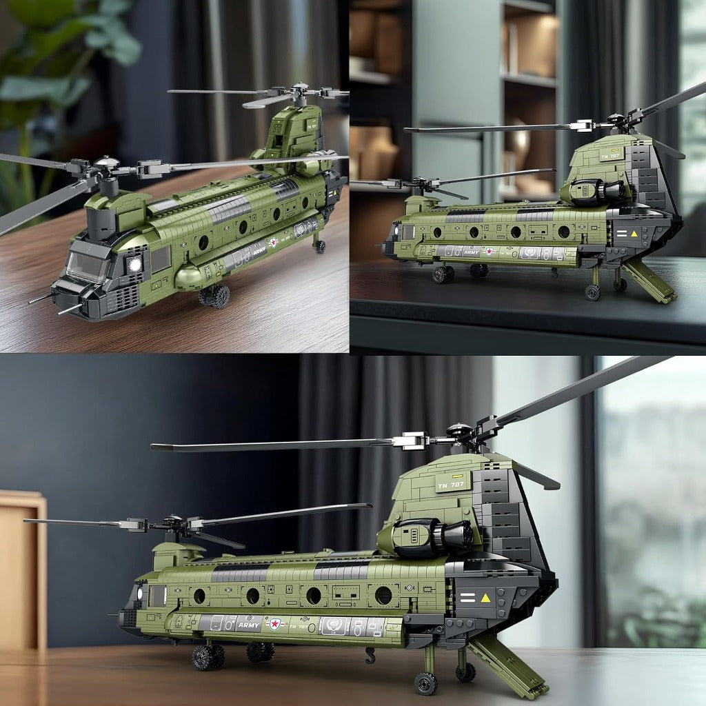 Reobrix CH-47 Transport Helicopter Chinook (33031) building set - view 4