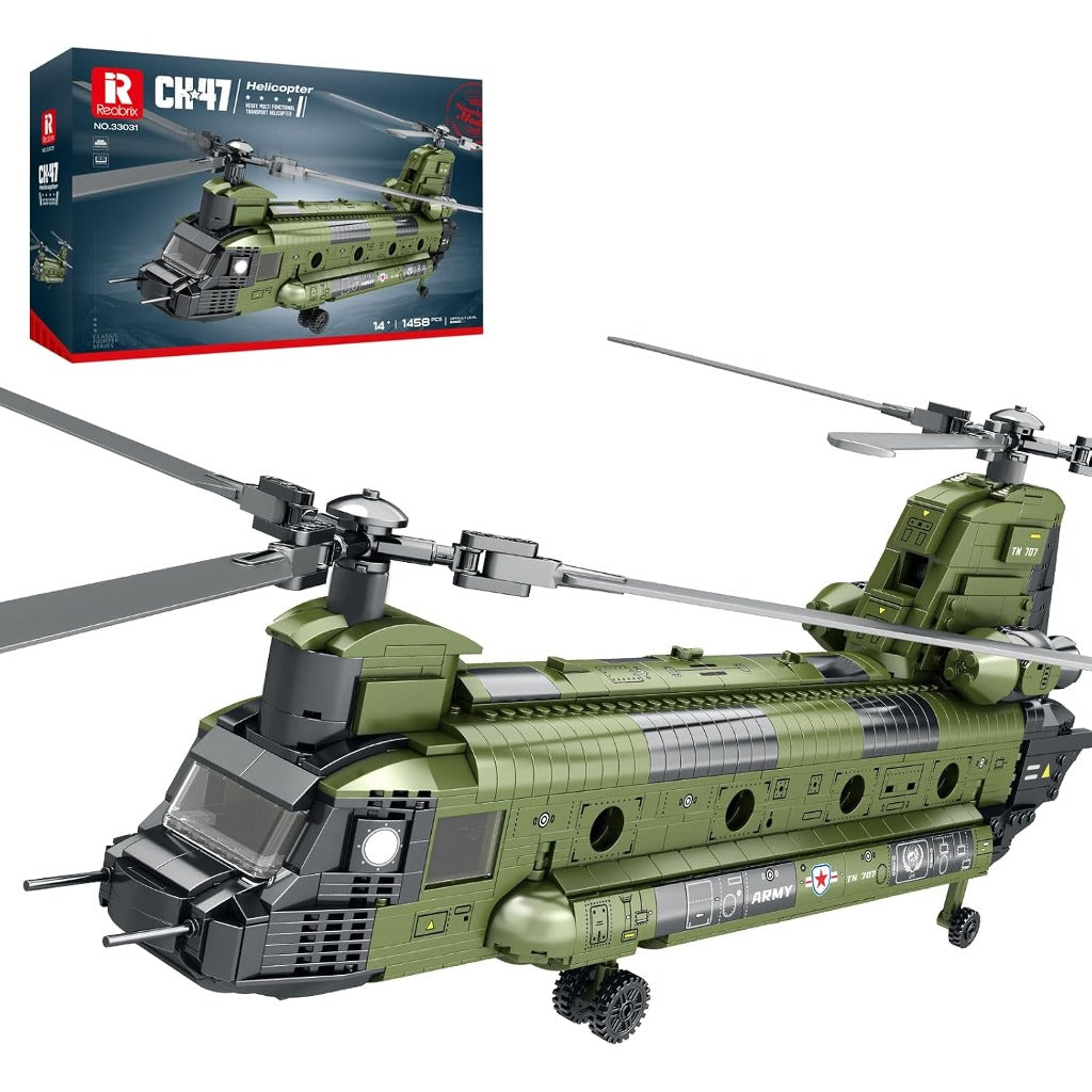 Reobrix CH-47 Transport Helicopter Chinook (33031) building set