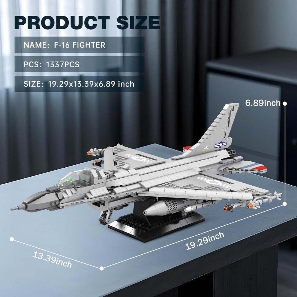 Reobrix F-16 Fighting Falcon (33027) building set - view 2