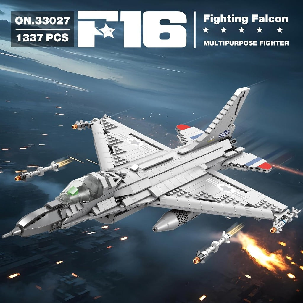 Reobrix F-16 Fighting Falcon (33027) building set - view 3
