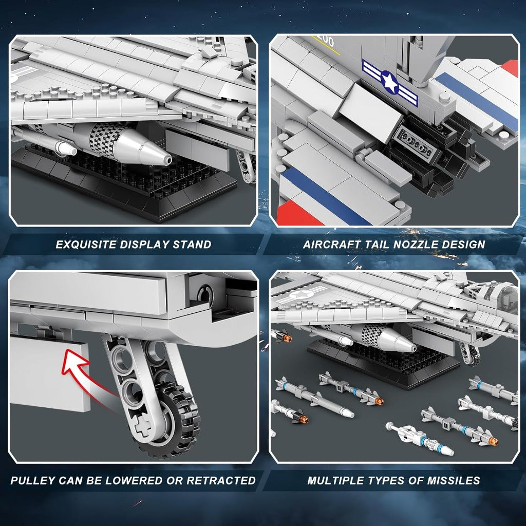 Reobrix F-16 Fighting Falcon (33027) building set - view 4