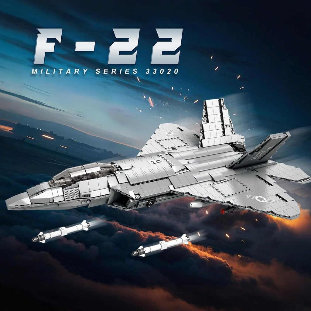 Reobrix F-22 Raptor Fighter (33020) building set - view 2