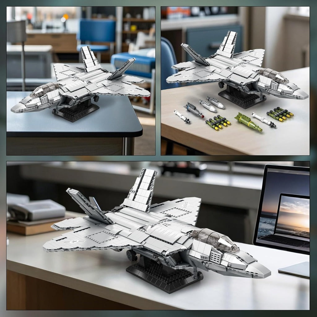 Reobrix F-22 Raptor Fighter (33020) building set - view 3