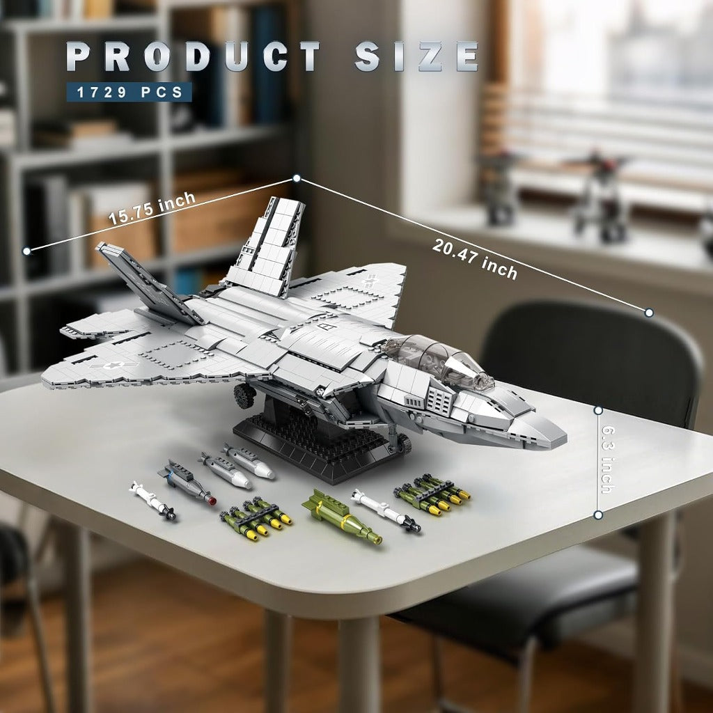 Reobrix F-22 Raptor Fighter (33020) building set - view 5