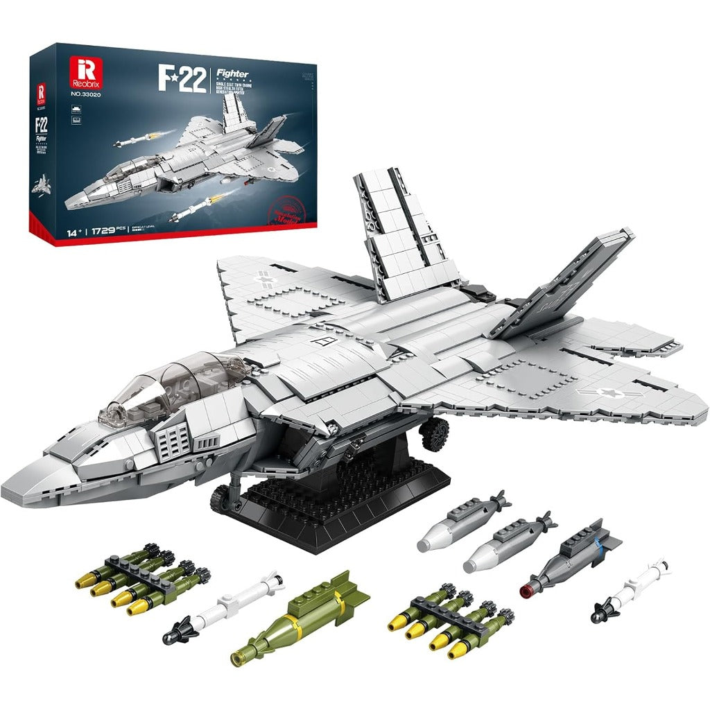 Reobrix F-22 Raptor Fighter (33020) building set