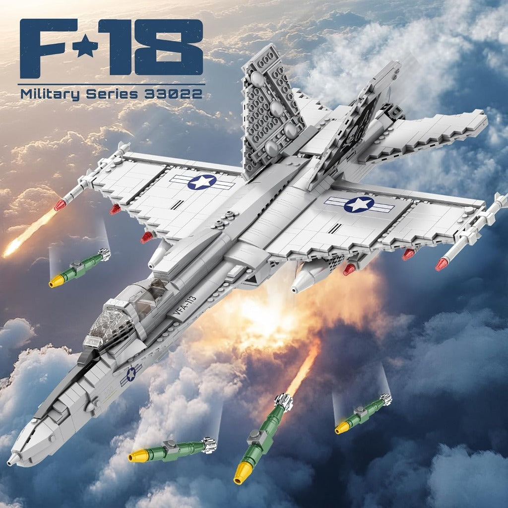 Reobrix F18 Hornet Strike Fighter (33022) building set - view 3