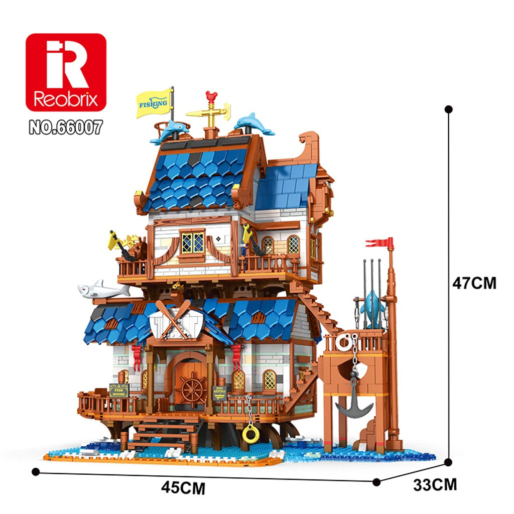 Reobrix Fishing Store (66007) building set - view 6