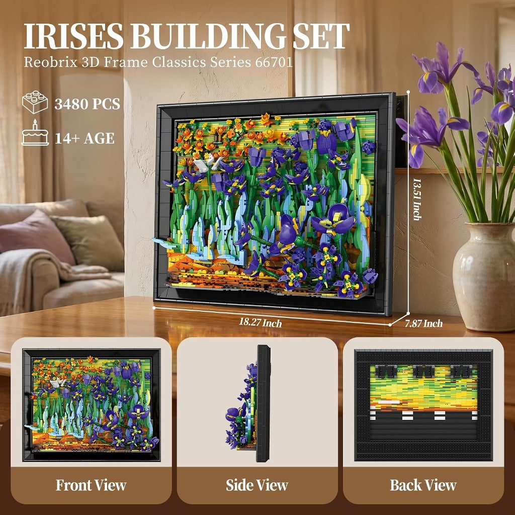 Reobrix Irises (66701) building set - view 4