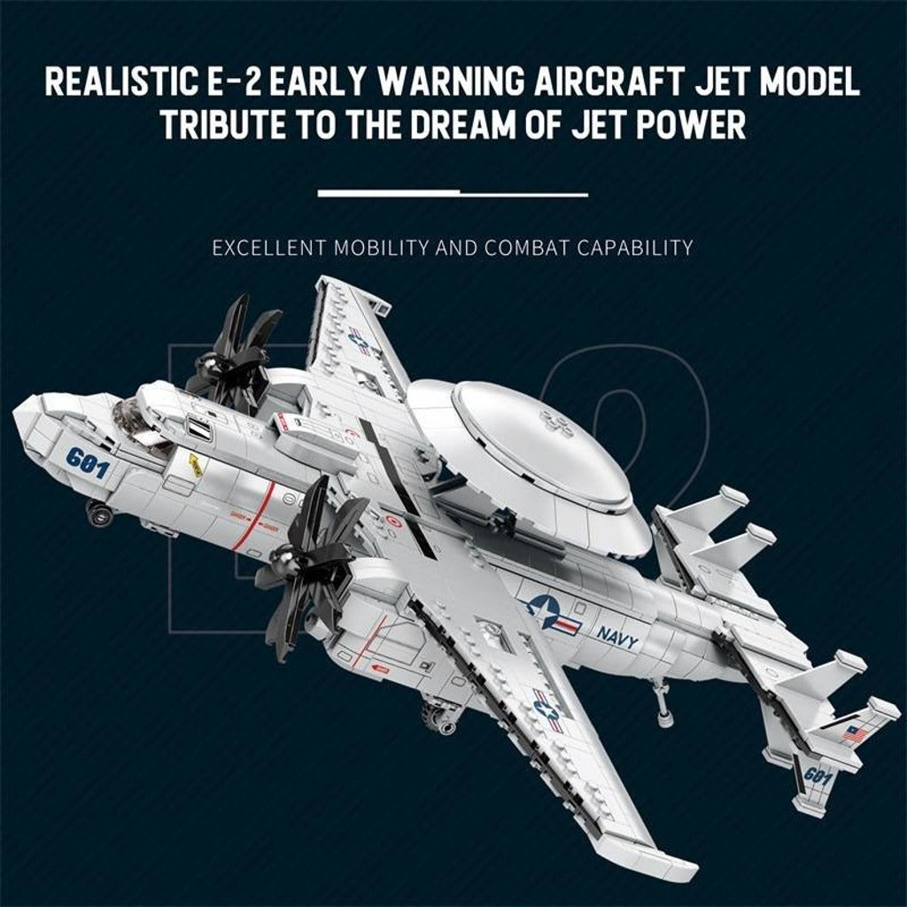 Reobrix KJ-600 Awacs Fighter (33029) building set - view 3