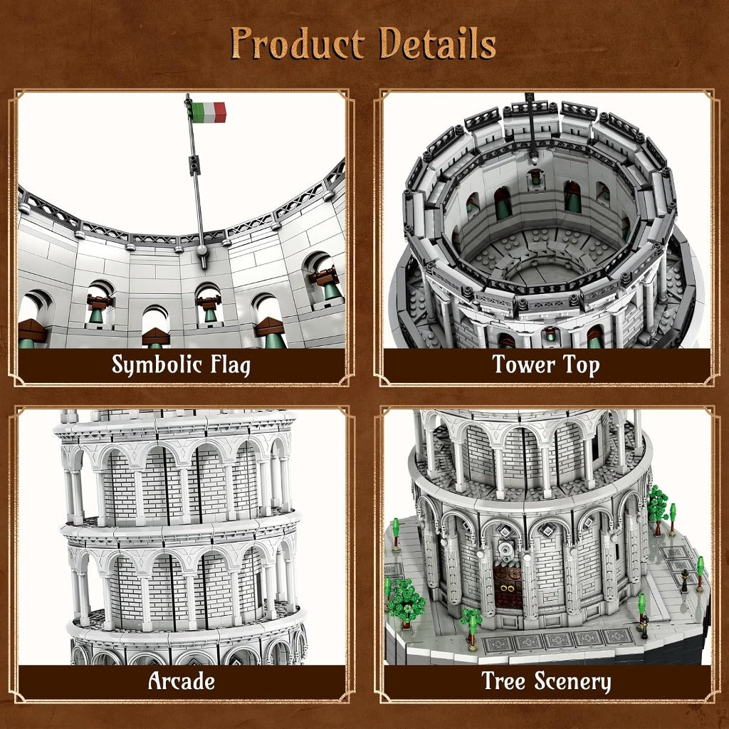 Reobrix Leaning Tower of Pisa (66025) building set - view 4