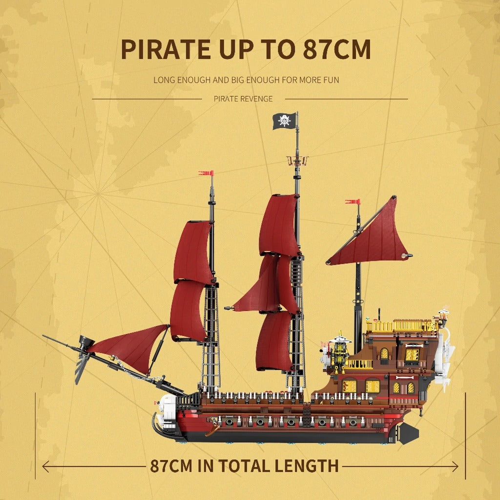 Reobrix Pirate Revenge-Model Ship (66010) building set - view 5