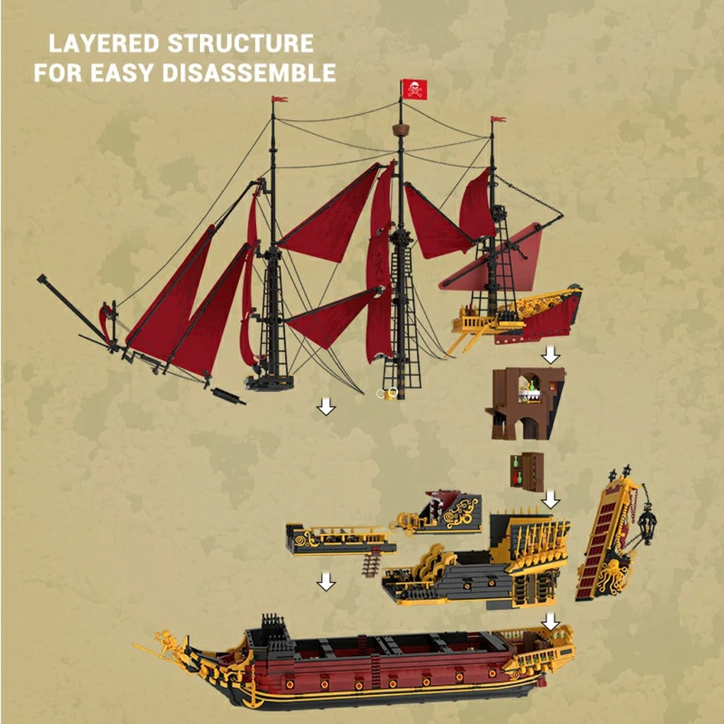 Reobrix Revenge Sailing Ship (66049) building set - view 2