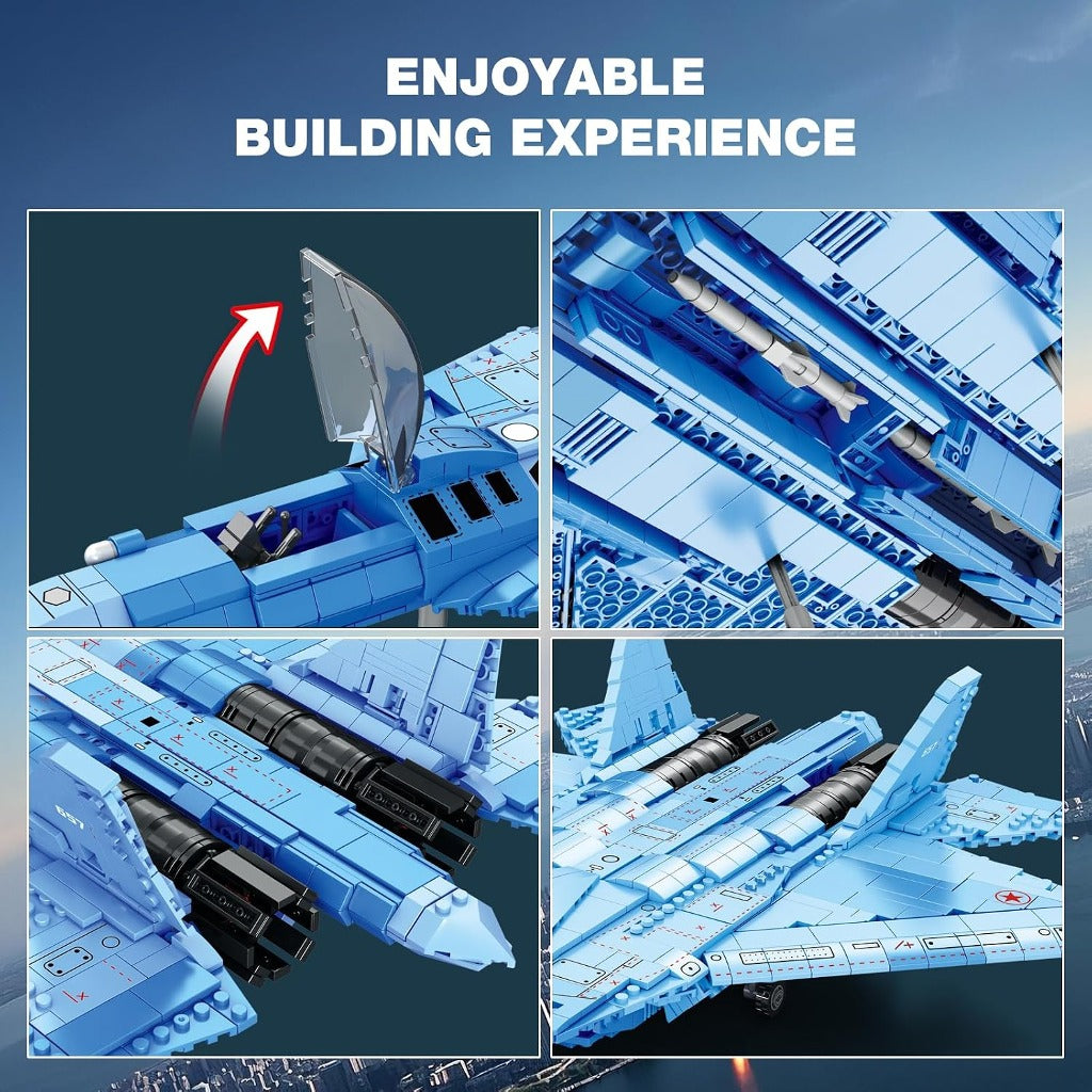 Reobrix SU-57 Heavy Fighter Sukhoi (33030) building set - view 5