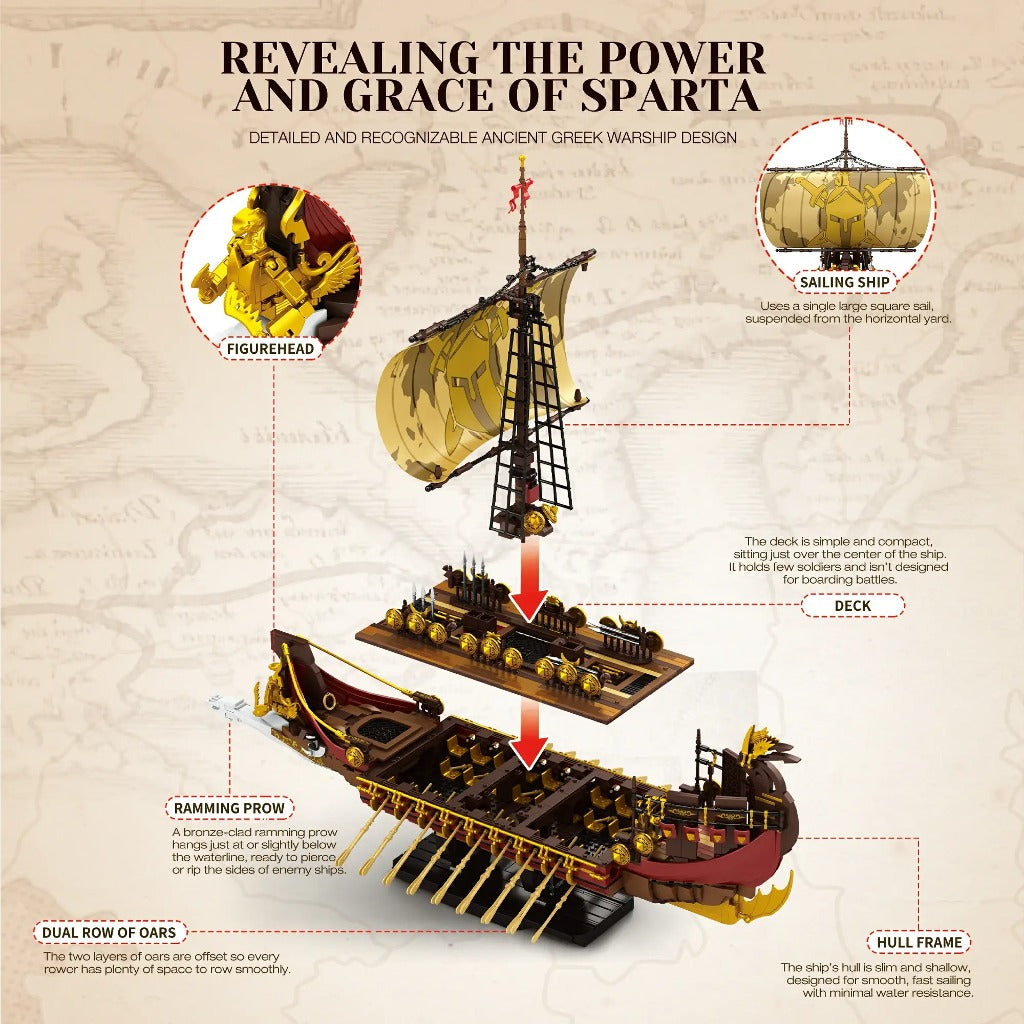 Reobrix Spartan Warships (66104) building set - view 5