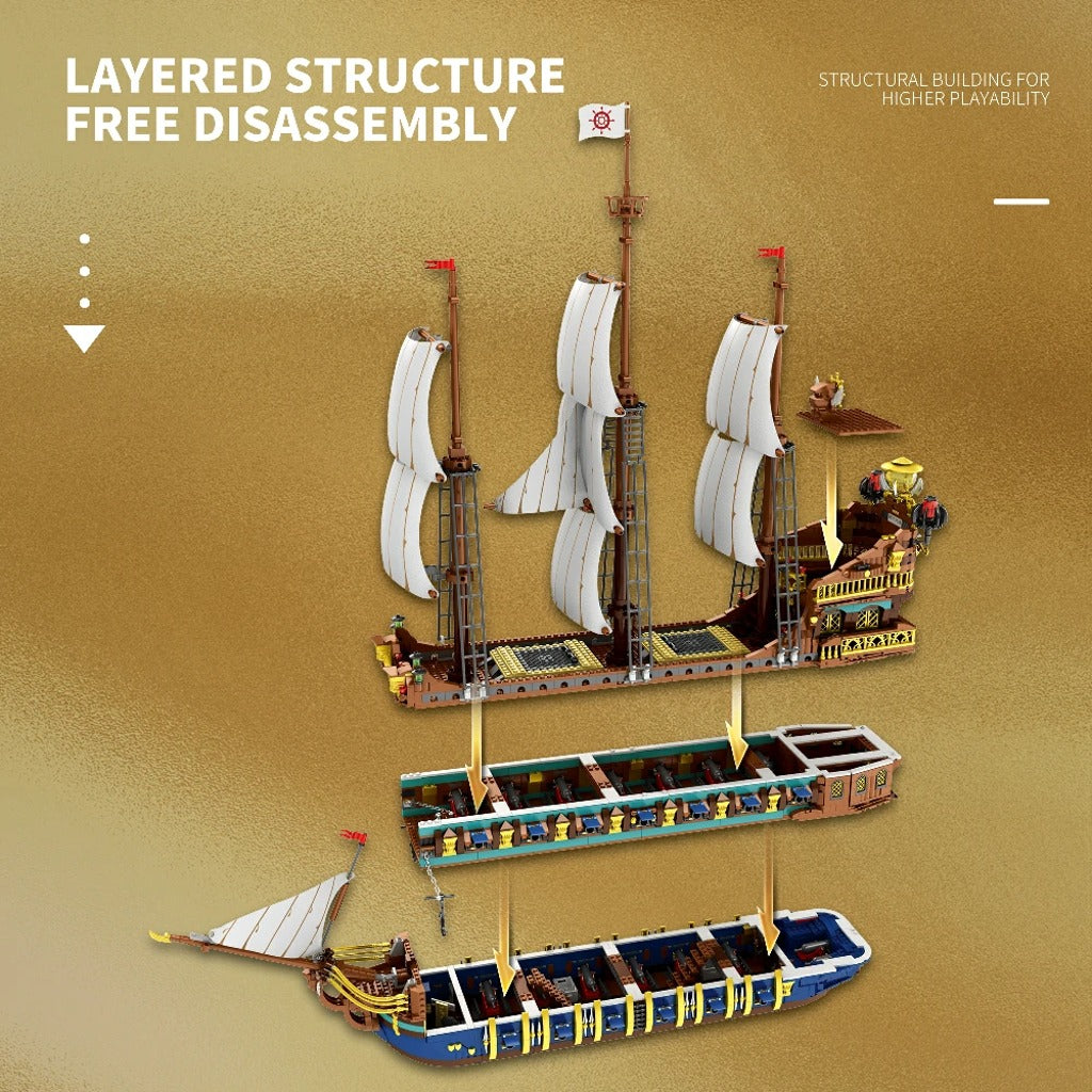 Reobrix The Royal Fleet: The Sun (66011) building set - view 3