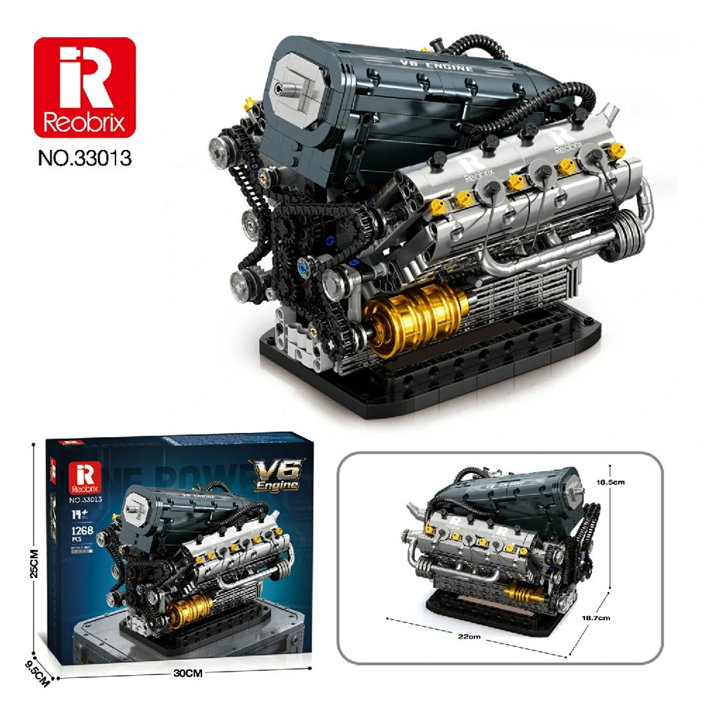 Reobrix V6 Engine (33013) building set - view 4