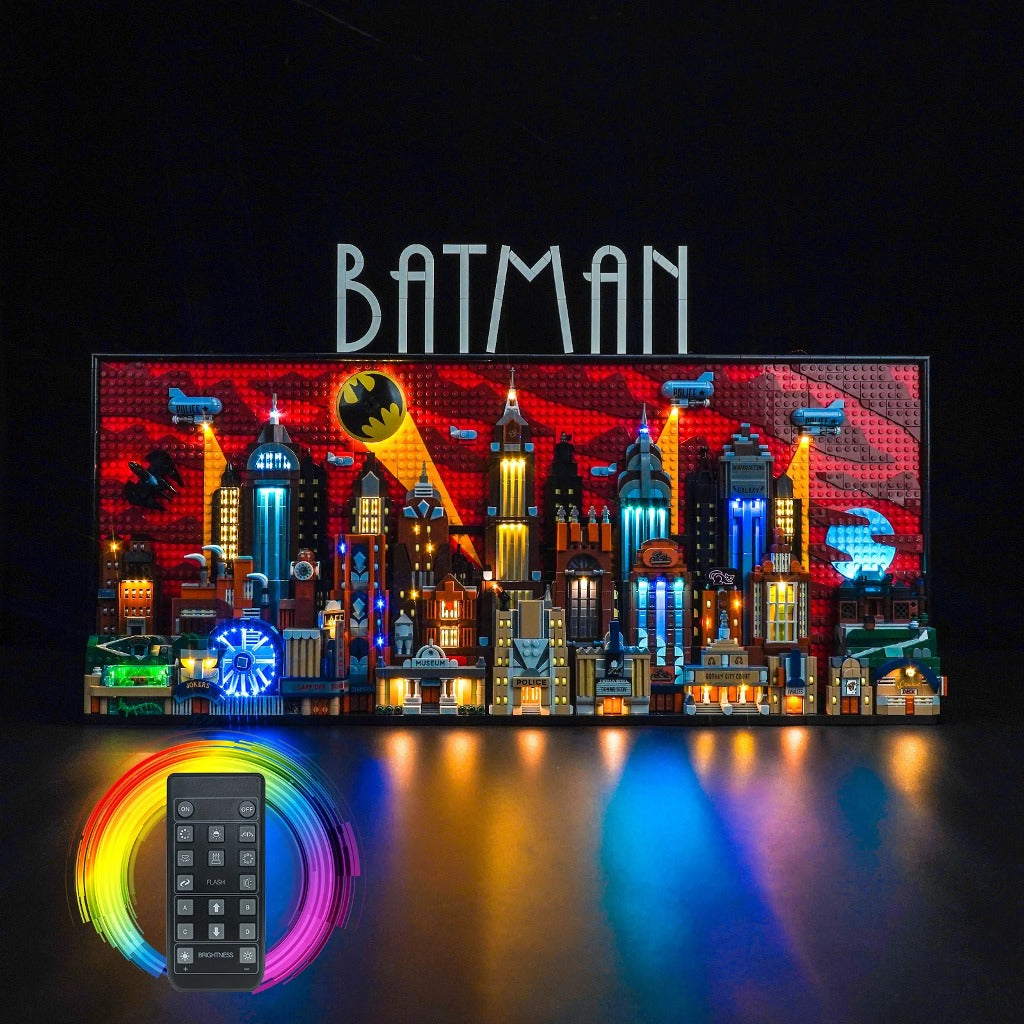 BrickBling Light Kit for LEGO Batman The Animated Series Gotham City 76271 - view 2