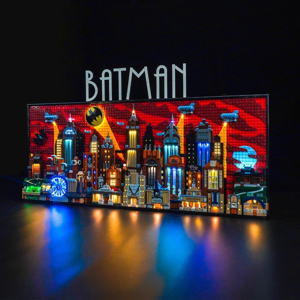 BrickBling Light Kit for LEGO Batman The Animated Series Gotham City 76271 - view 4