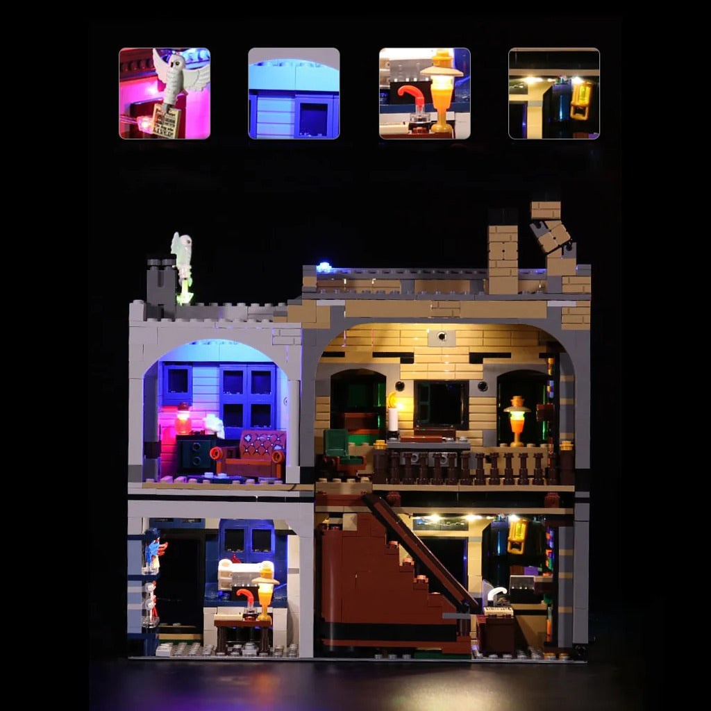BrickBling Light Kit for LEGO Harry Potter Diagon Alley 75978 - view 5