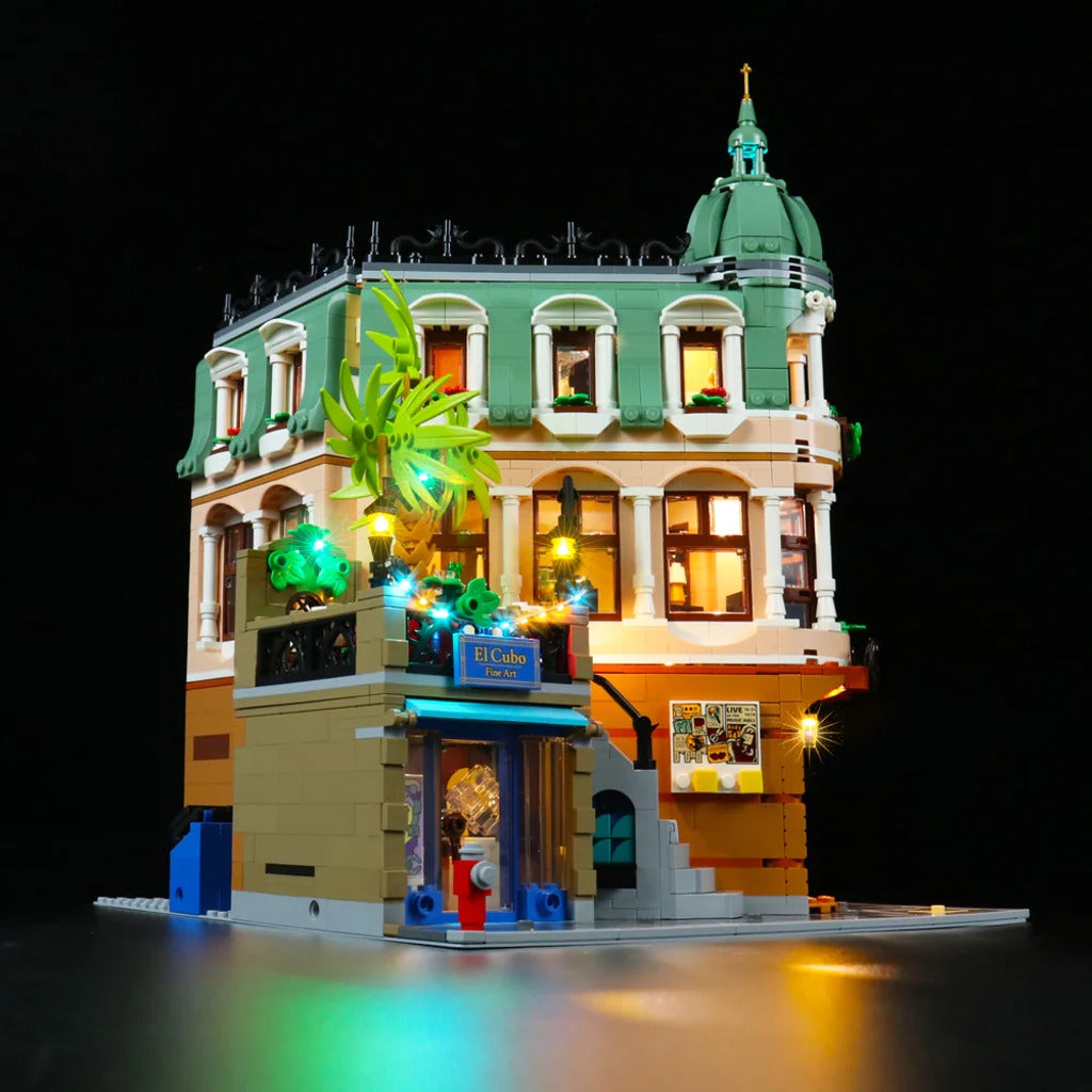 BrickBling Light Kit for LEGO Icons Boutique Hotel 10297 - view 5