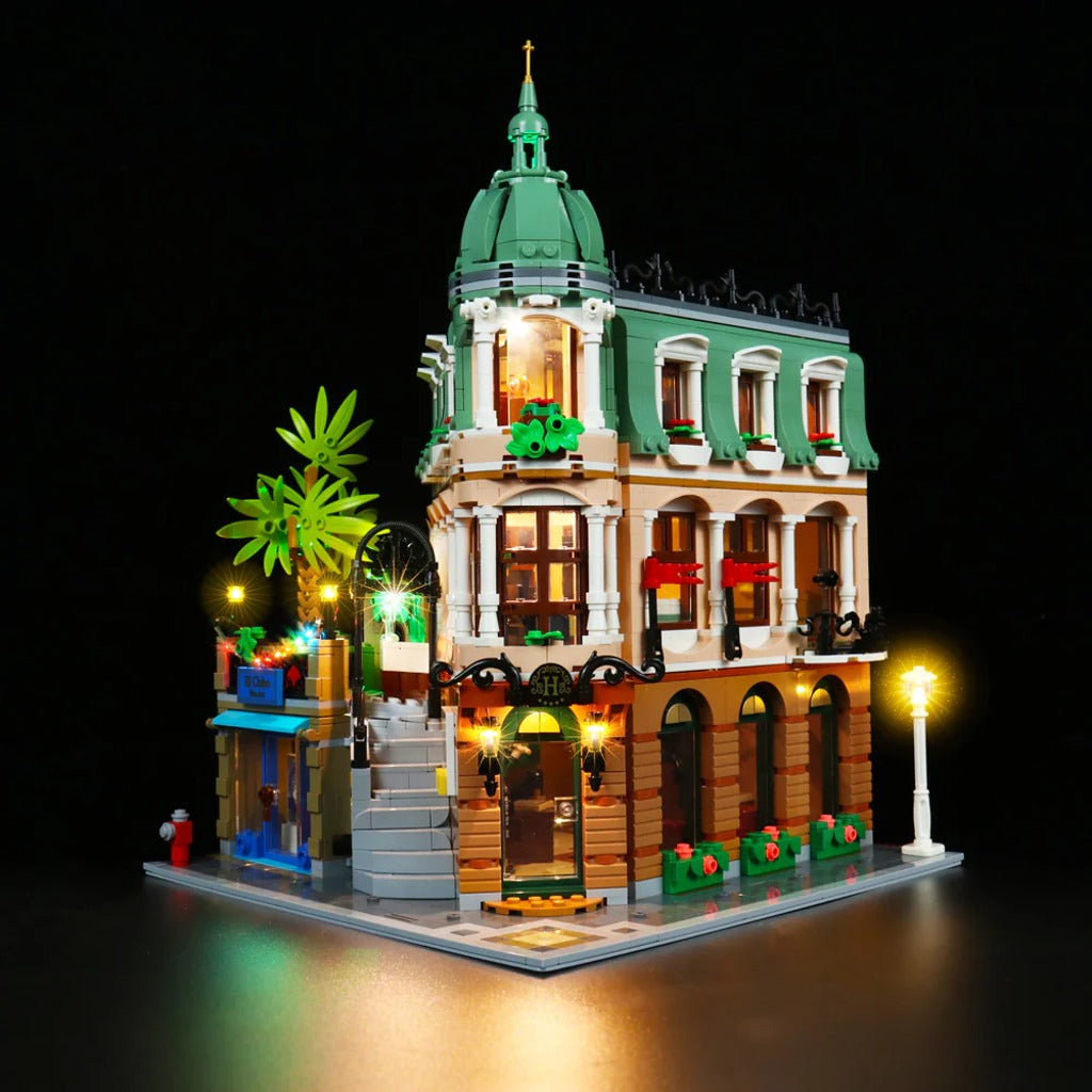 BrickBling Light Kit for LEGO Icons Boutique Hotel 10297 - view 6