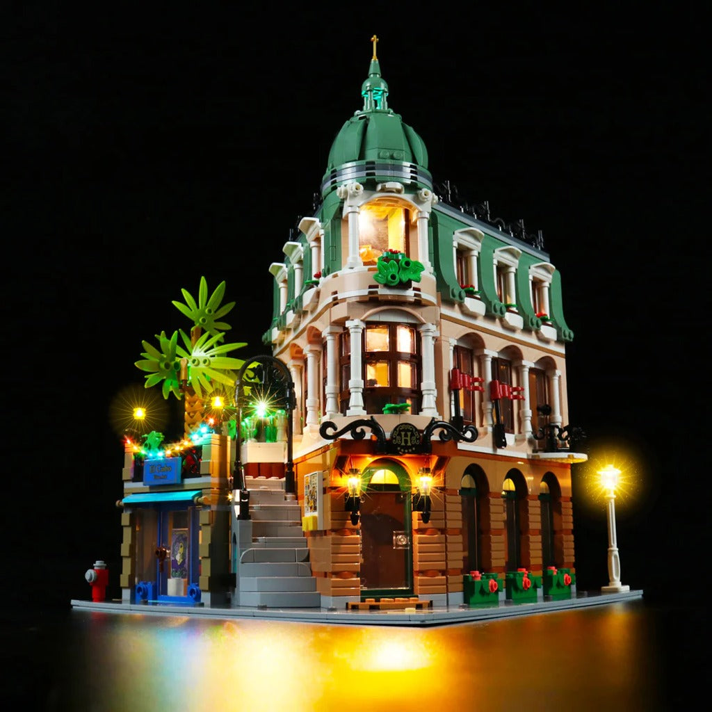 BrickBling Light Kit for LEGO Icons Boutique Hotel 10297