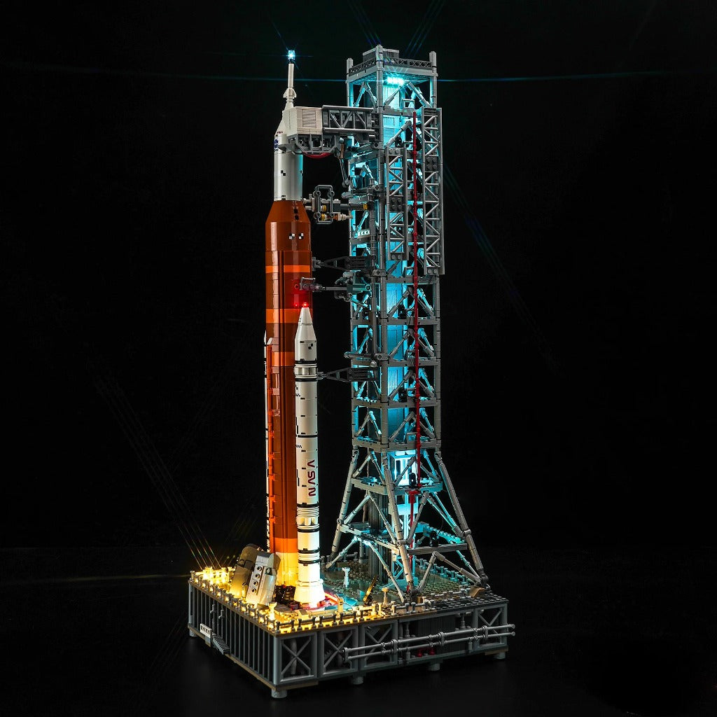 BrickBling Light Kit for LEGO Icons NASA Artemis Space Launch System 10341 GC Version