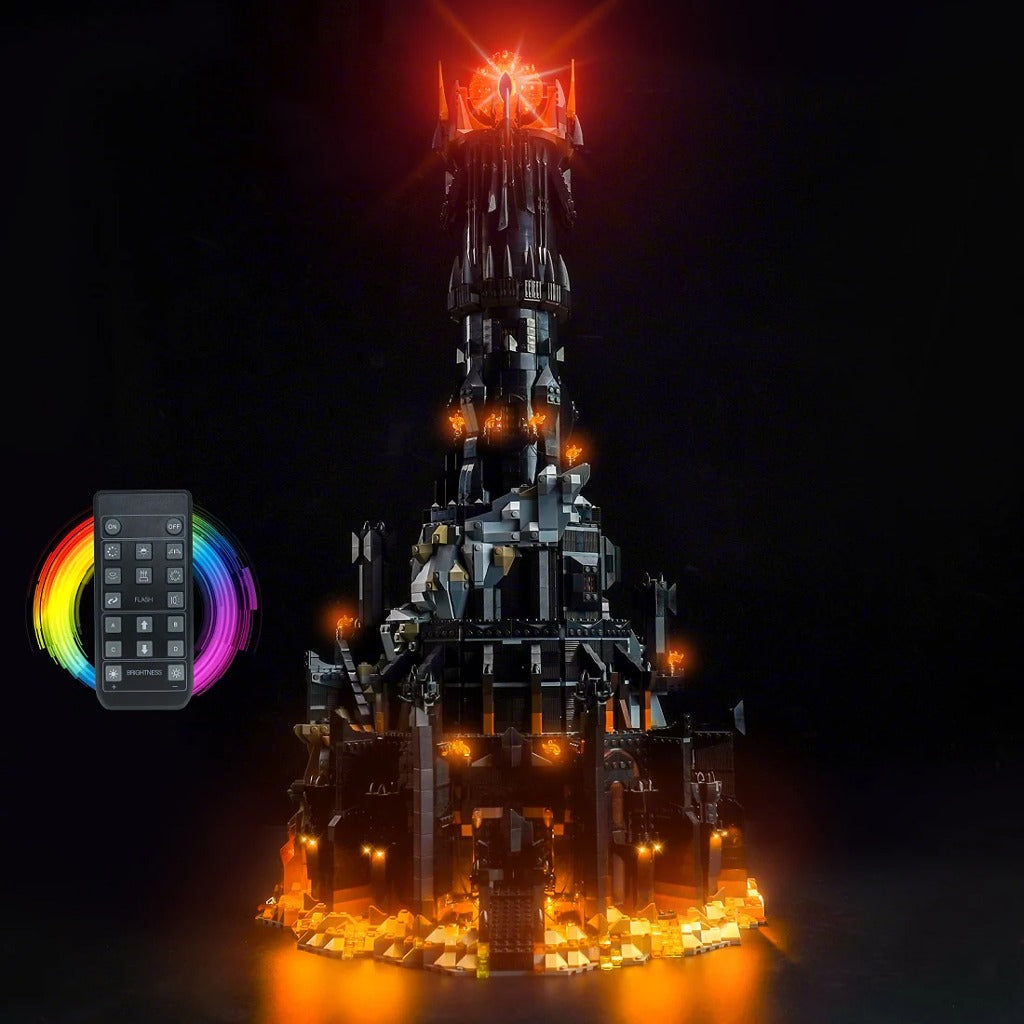 BrickBling Light Kit for LEGO Icons The Lord of the Rings: Barad-dûr 10333 Plus Version - view 2