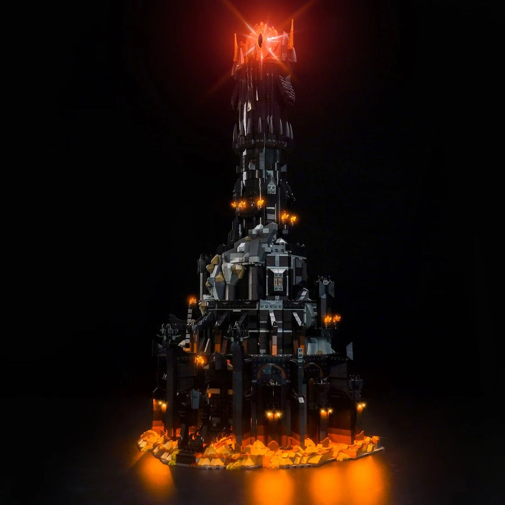 BrickBling Light Kit for LEGO Icons The Lord of the Rings: Barad-dûr 10333 Plus Version - view 3