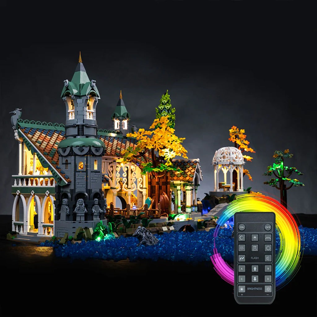BrickBling Light Kit for LEGO Icons The Lord of the Rings: Rivendell 10316 - view 2