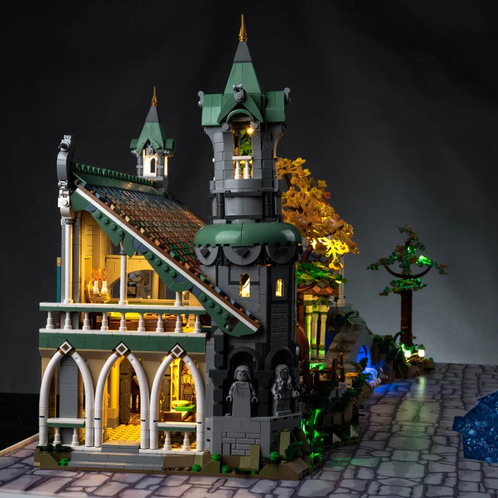 BrickBling Light Kit for LEGO Icons The Lord of the Rings: Rivendell 10316 - view 3