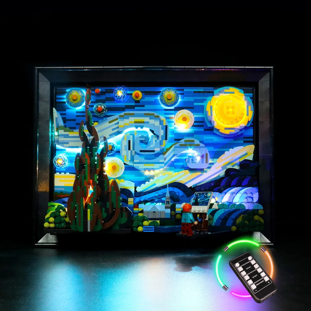 BrickBling Light Kit for LEGO Ideas Vincent van Gogh – The Starry Night 21333 - view 2