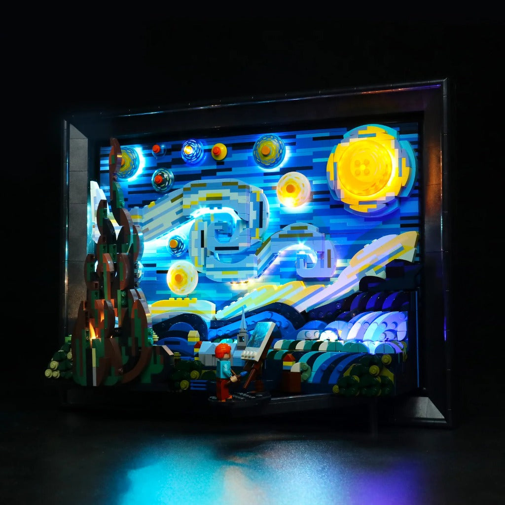 BrickBling Light Kit for LEGO Ideas Vincent van Gogh – The Starry Night 21333 - view 4