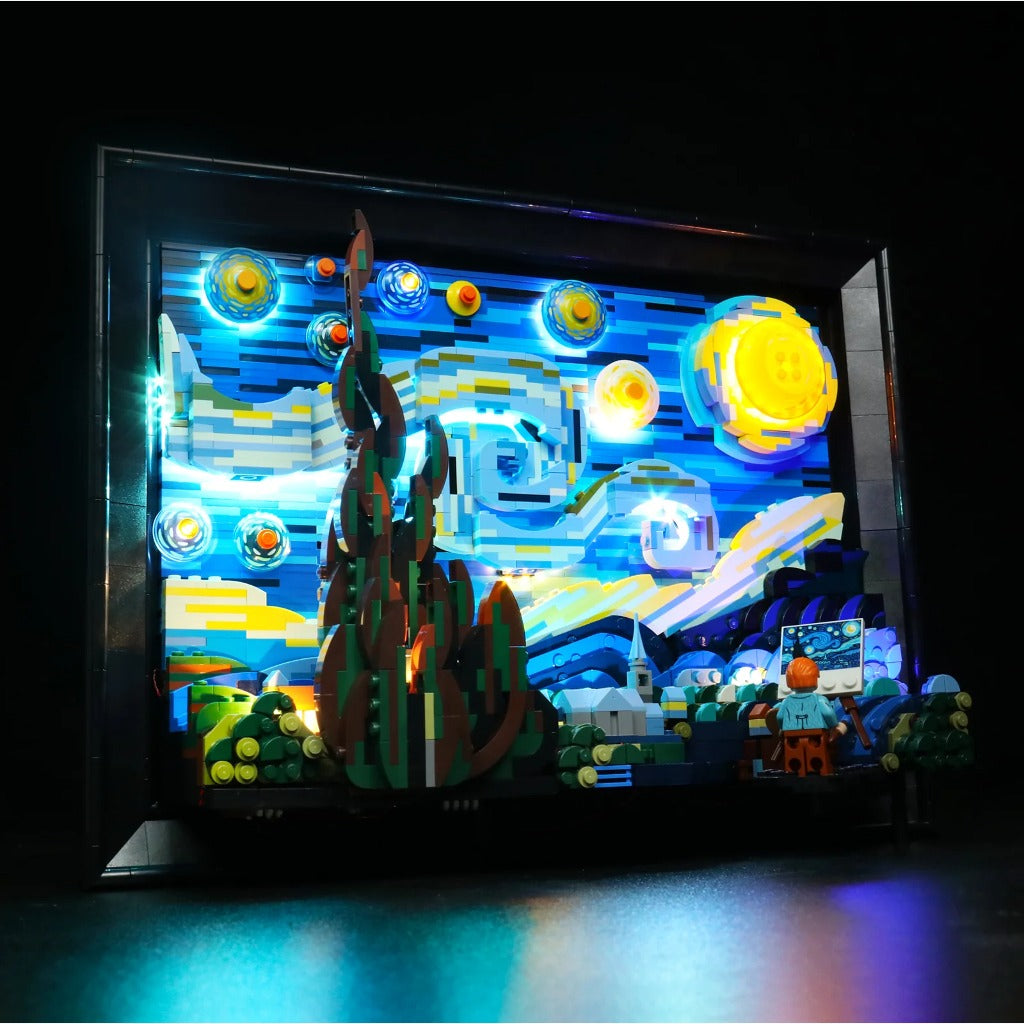 BrickBling Light Kit for LEGO Ideas Vincent van Gogh – The Starry Night 21333 - view 7