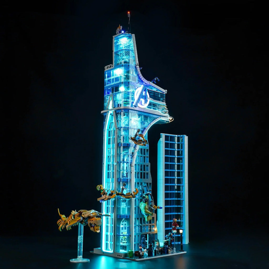 BrickBling Light Kit for LEGO Marvel Avengers Tower 76269 GC Version - view 4