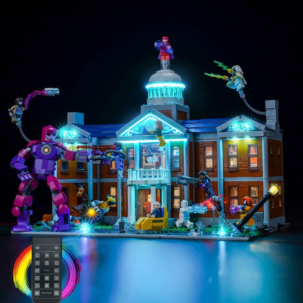 BrickBling Light Kit for LEGO Marvel X-Men: The X-Mansion 76294 Plus Version - view 2