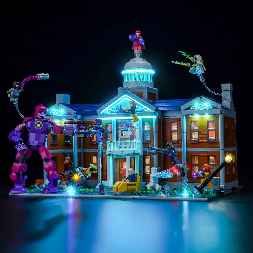 BrickBling Light Kit for LEGO Marvel X-Men: The X-Mansion 76294 Plus Version