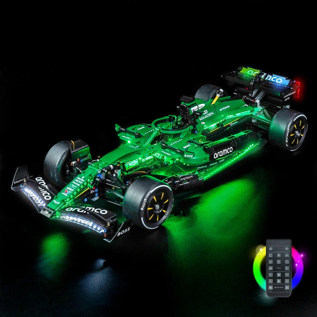 BrickBling Light Kit for LEGO Technic Aston Martin Aramco AMR25 F1 Car 42240 - view 2