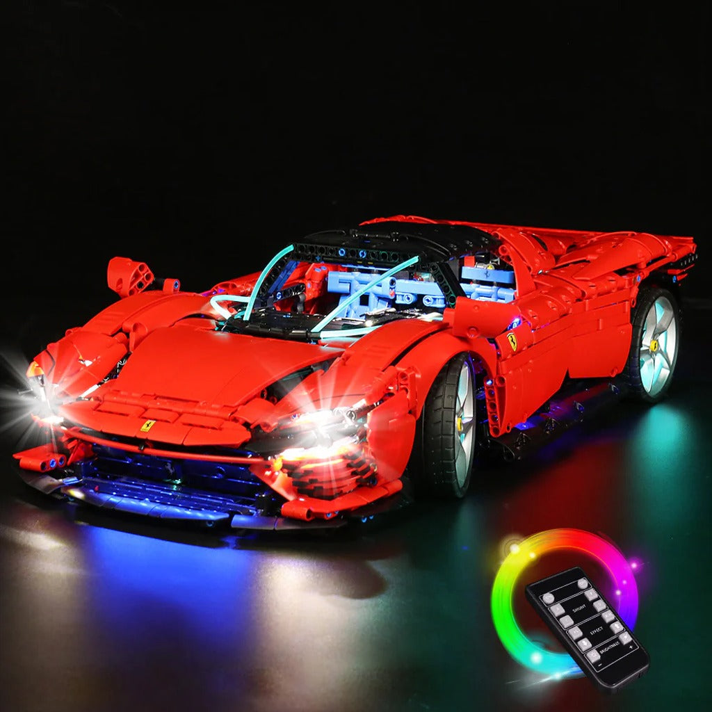 BrickBling Light Kit for LEGO Technic Ferrari Daytona SP3 42143 - view 2