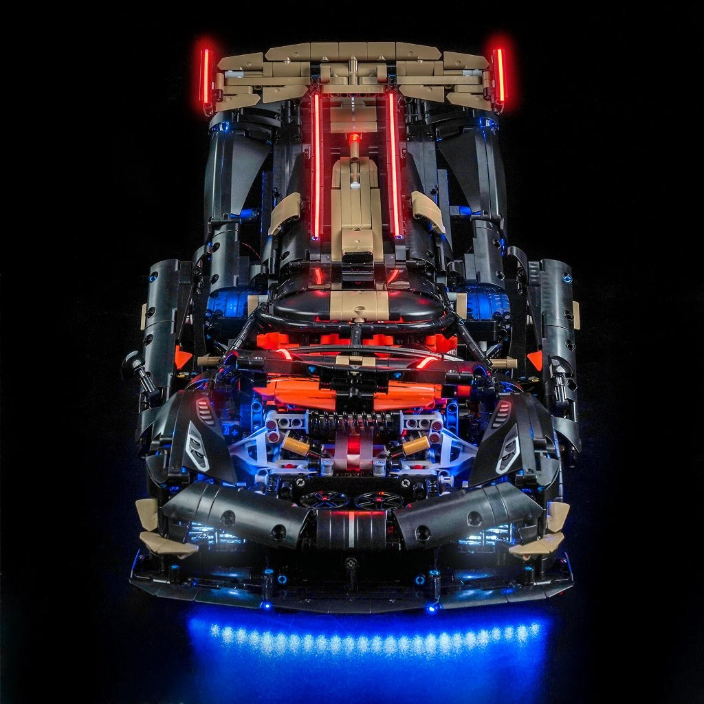 BrickBling Light Kit for LEGO Technic Koenigsegg Sadair's Spear Megacar 42232 - view 4