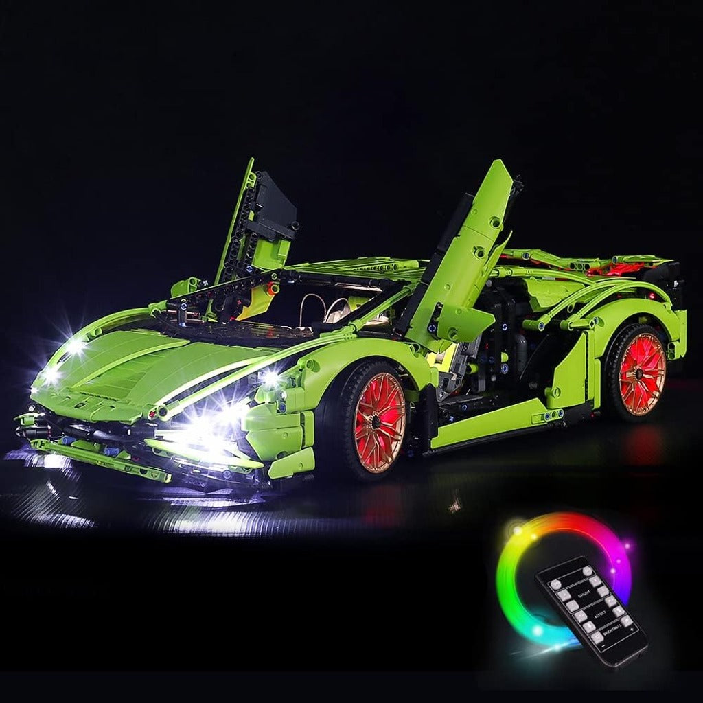BrickBling Light Kit for LEGO Technic Lamborghini Sián FKP 37 42115 - view 2