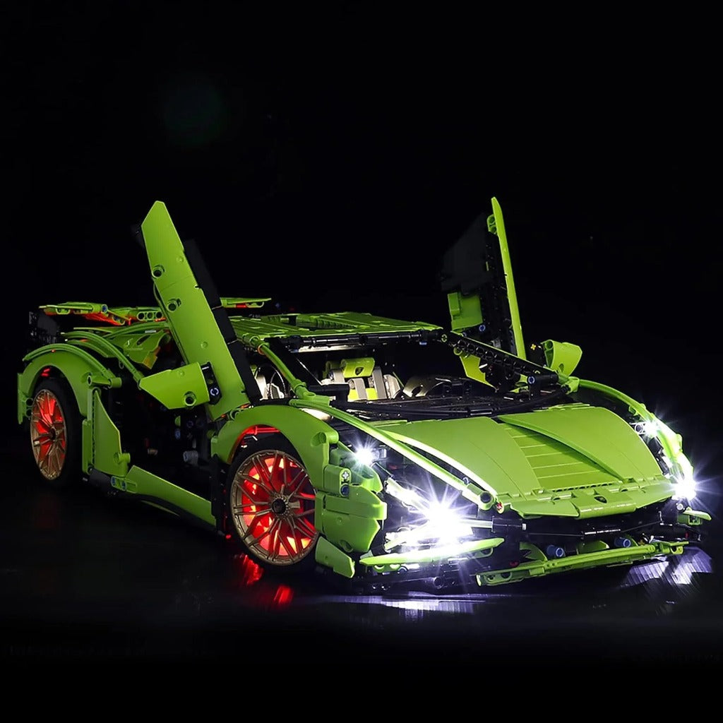 BrickBling Light Kit for LEGO Technic Lamborghini Sián FKP 37 42115 - view 3