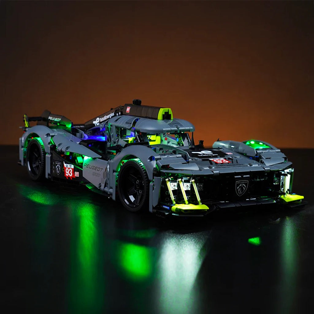 BrickBling Light Kit for LEGO Technic Peugeot 9X8 24H Le Mans Hybrid Hypercar 42156 - view 2