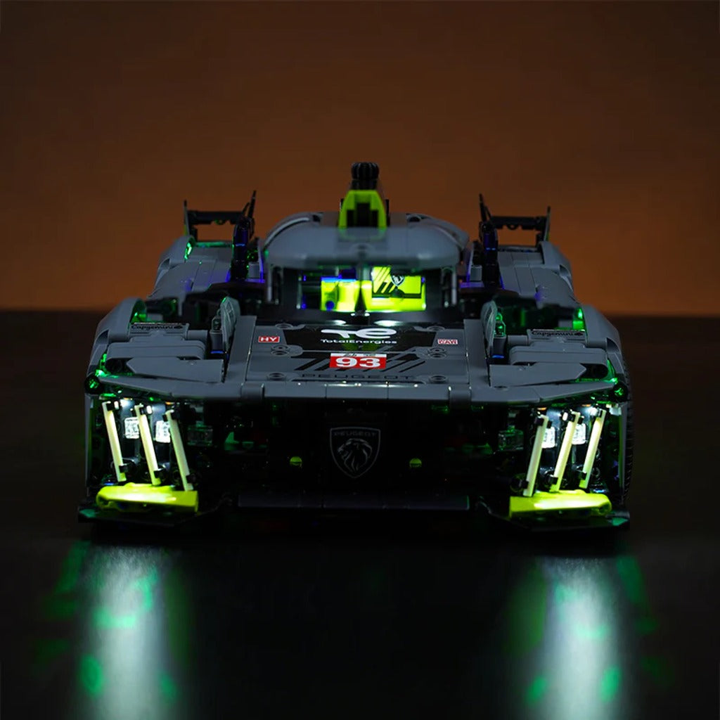 BrickBling Light Kit for LEGO Technic Peugeot 9X8 24H Le Mans Hybrid Hypercar 42156 - view 3