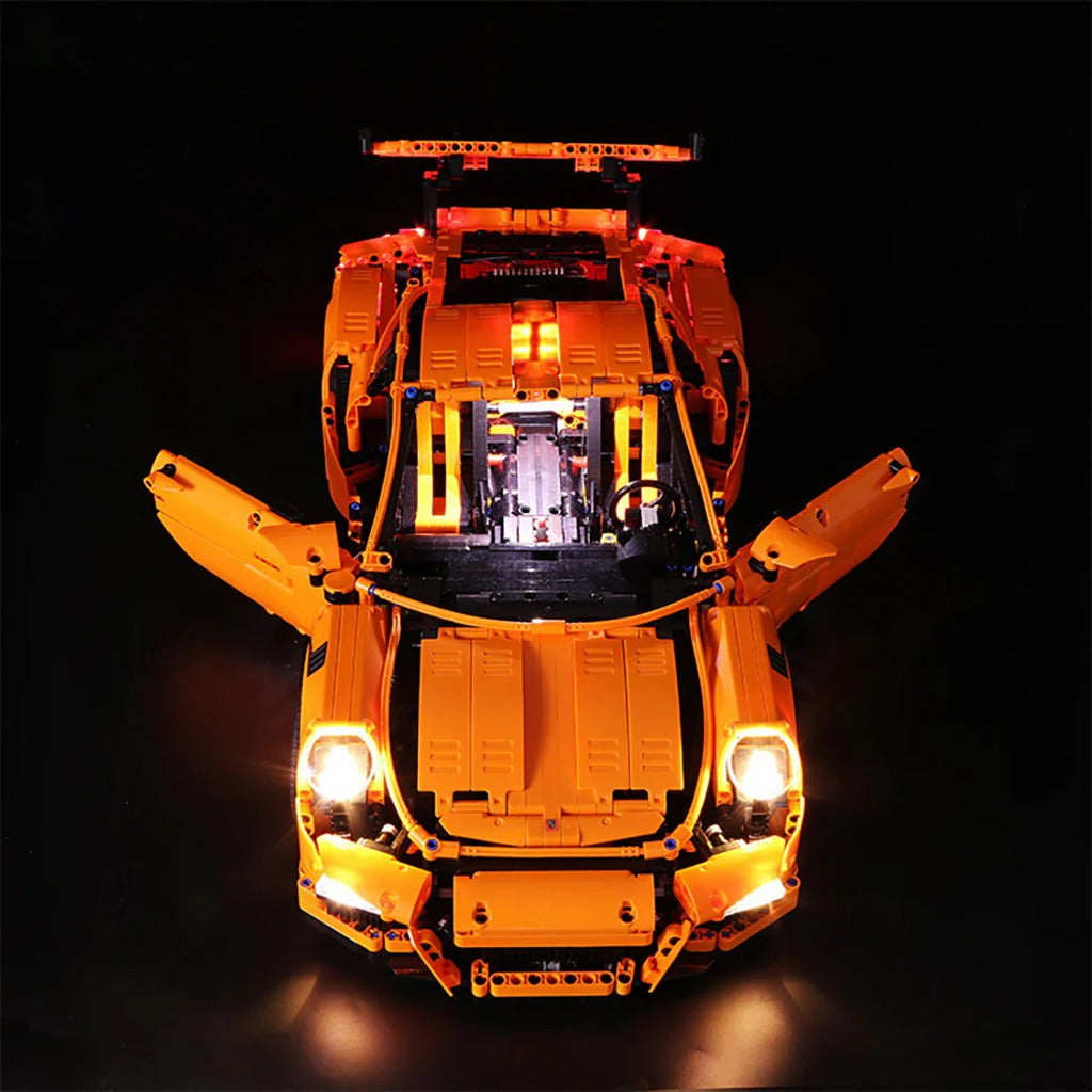 BrickBling Light Kit for LEGO Technic Porsche 911 GT3 RS 42056 - view 3
