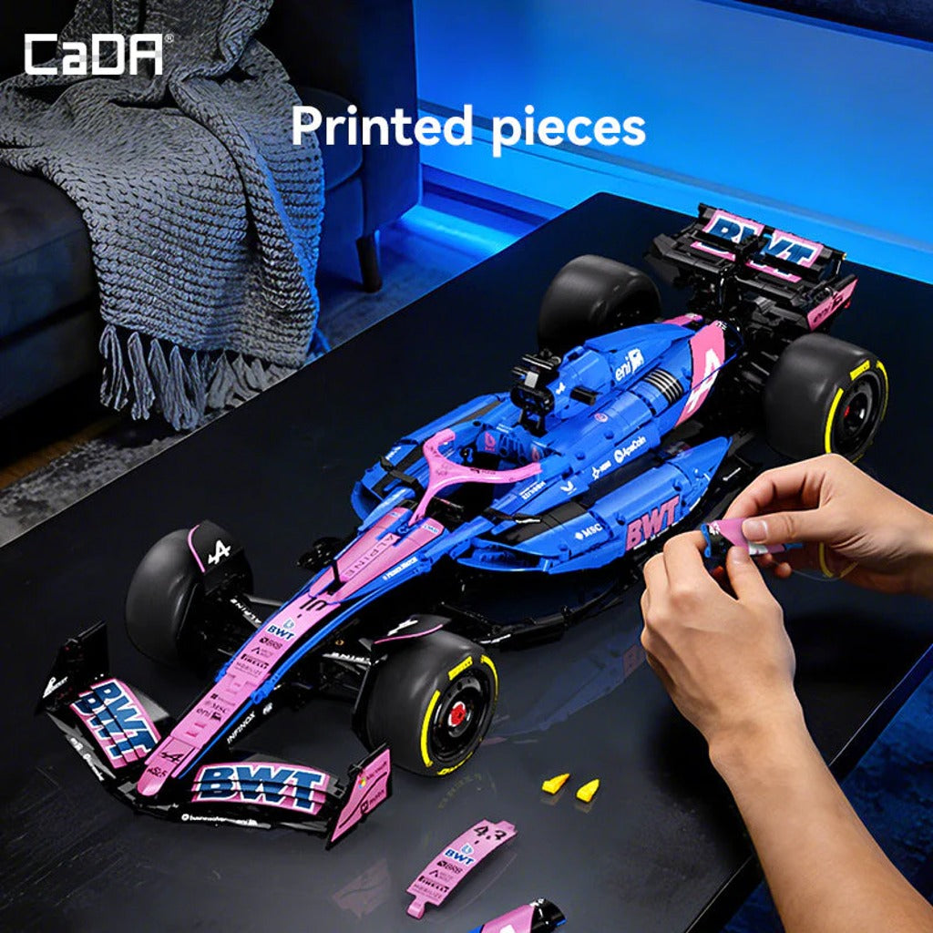 CaDA 1:8 Alpine A525 Formula 1 Car (C64012W) building set - view 8