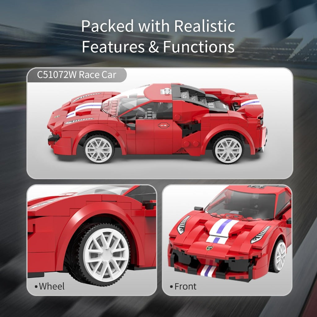 CaDA 488 Race Car (C51072W) building set - view 5