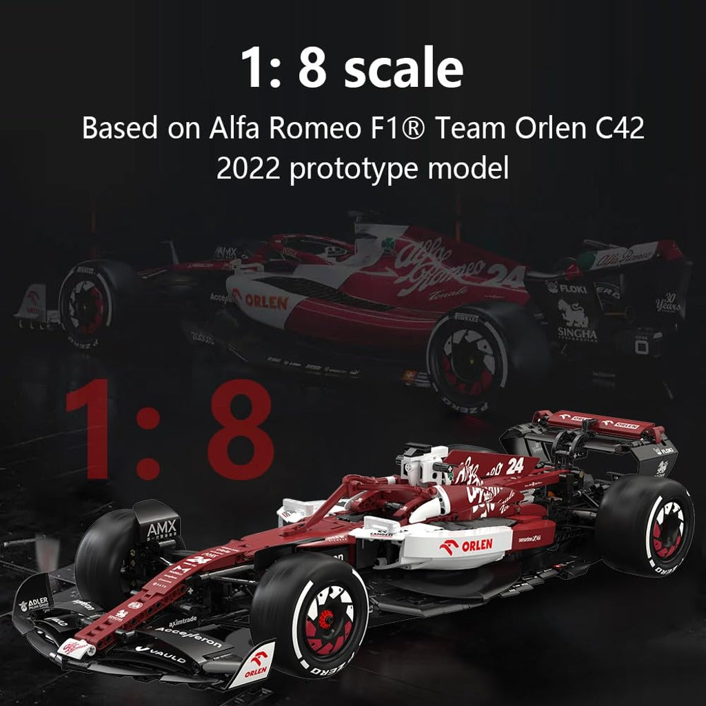 CaDA Alfa Romeo F1 Team Orlen C42 (C64005W) building set - view 5
